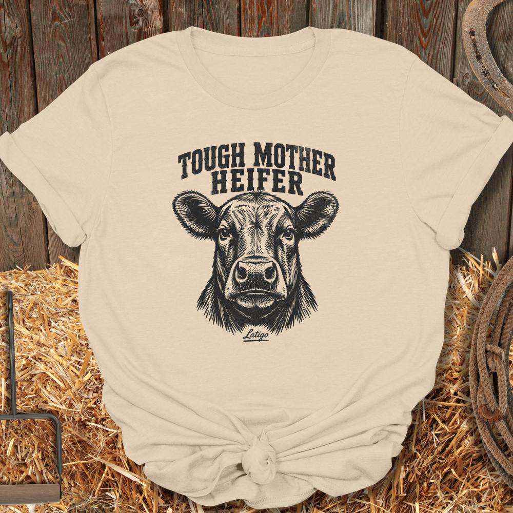 Printify T-Shirt Sand / S Tough Mother Tee