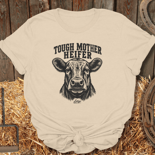 Printify T-Shirt Sand / S Tough Mother Tee