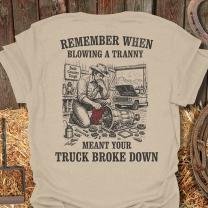 Printify T-Shirt Sand / S Transmission Tee