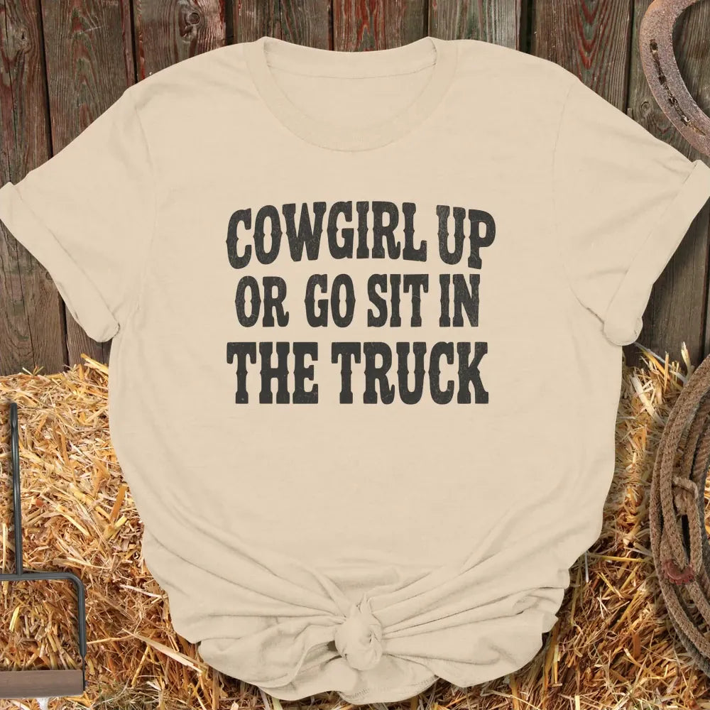 Printify T-Shirt Sand / S Truck Tee