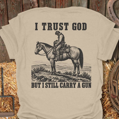 Printify T-Shirt Sand / S Trust God Tee