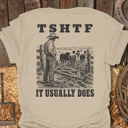 Printify T-Shirt Sand / S Tshtf Tee