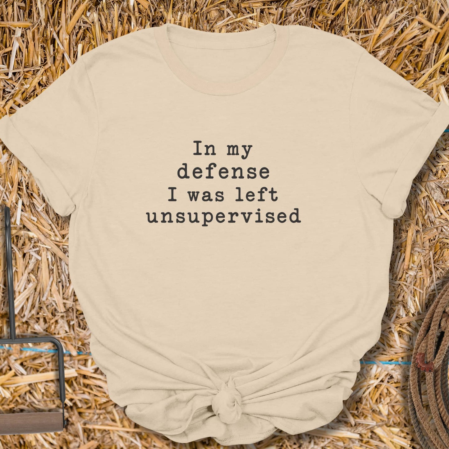 Printify T-Shirt Sand / S Unsupervised Tee