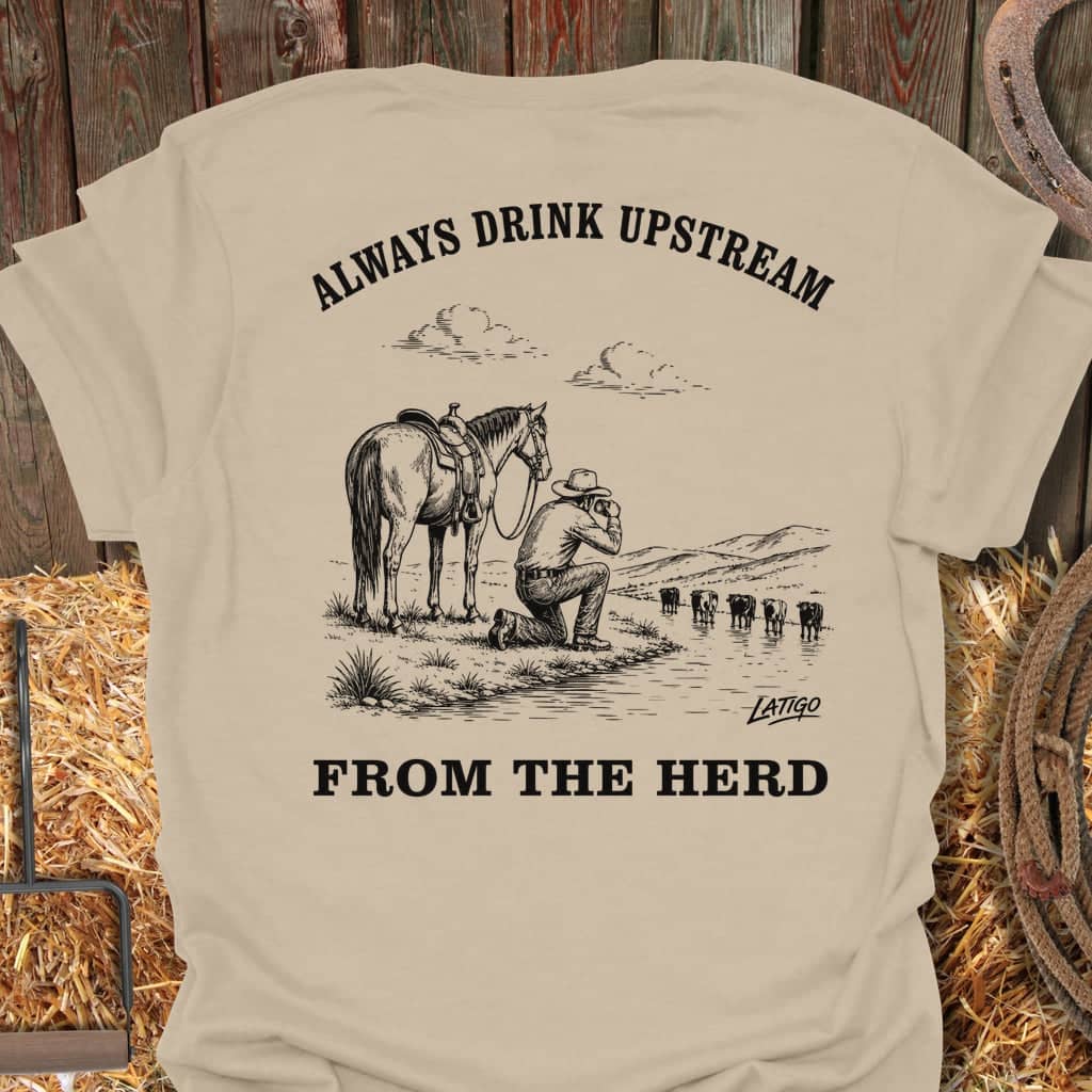 Printify T-Shirt Sand / S Upstream Tee