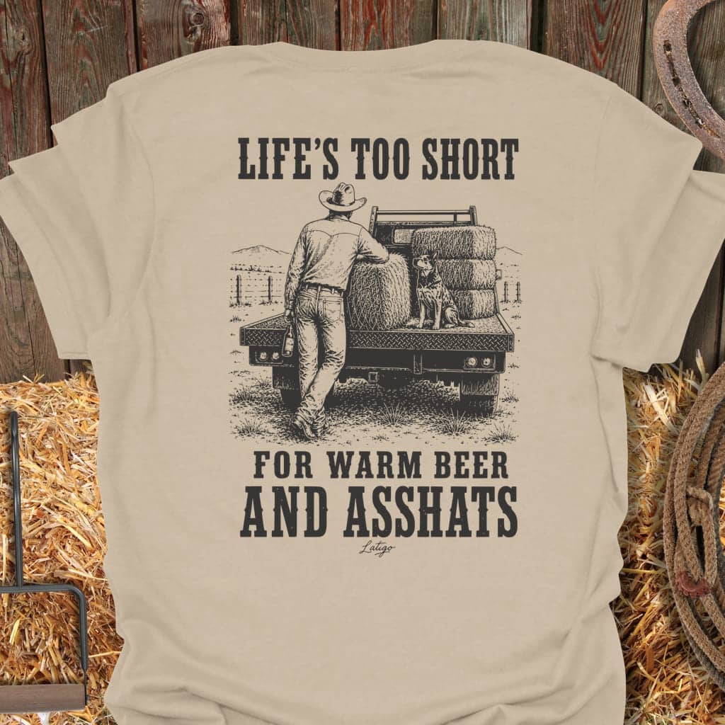Printify T-Shirt Sand / S Warm Beer Tee
