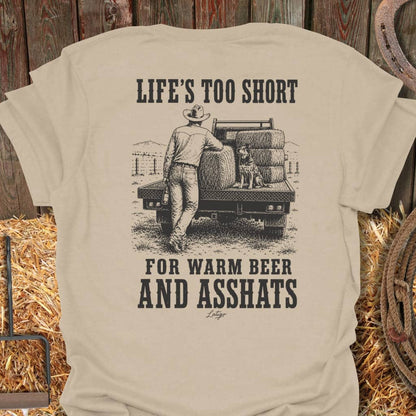 Printify T-Shirt Sand / S Warm Beer Tee
