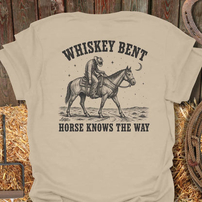 Printify T-Shirt Sand / S Whiskey Bent Tee