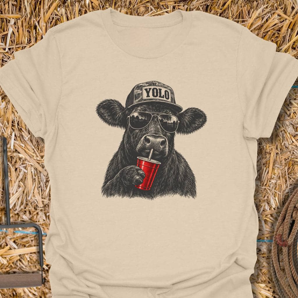 Printify T-Shirt Sand / S Yolo Tee