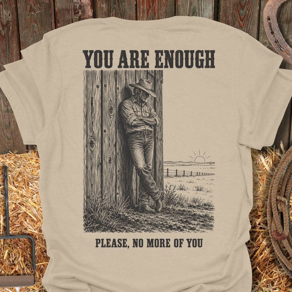 Printify T-Shirt Sand / S You Are Enough Tee