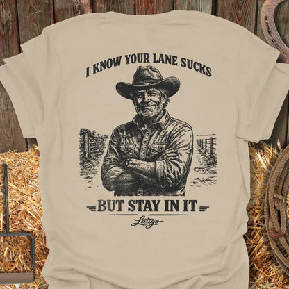 Printify T-Shirt Sand / S Your Lane Tee