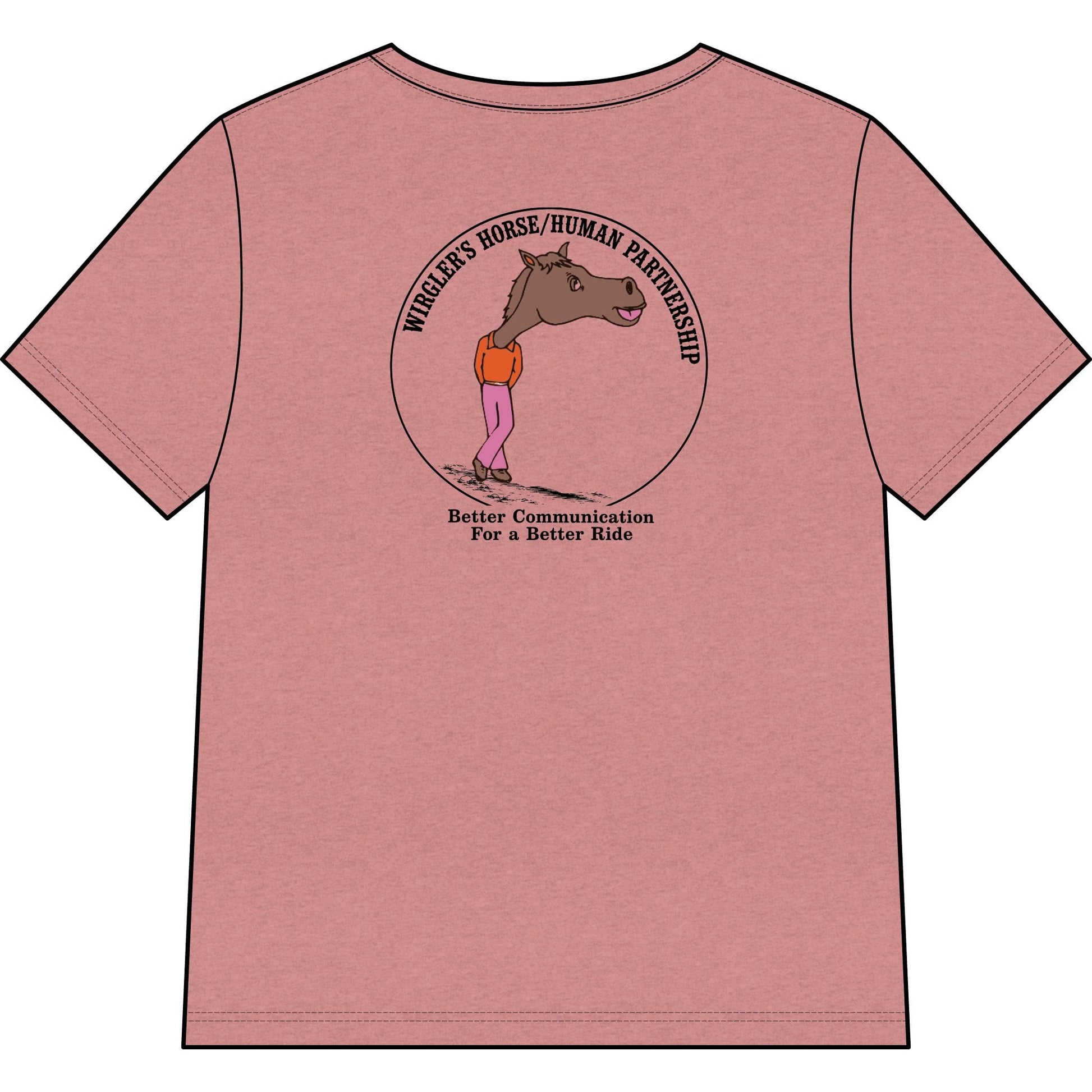 Printify T-Shirt Say What You Mean Relaxed V-Neck Tee