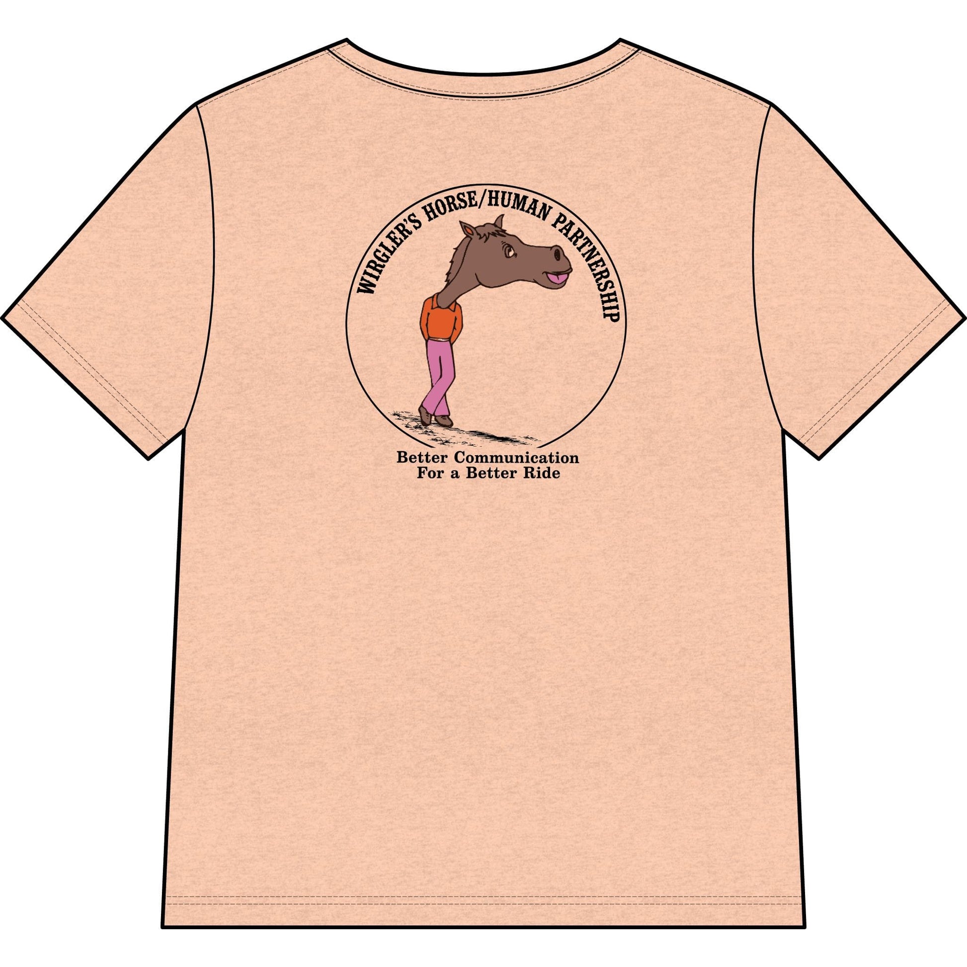 Printify T-Shirt Say What You Mean Relaxed V-Neck Tee