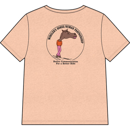 Printify T-Shirt Say What You Mean Relaxed V-Neck Tee