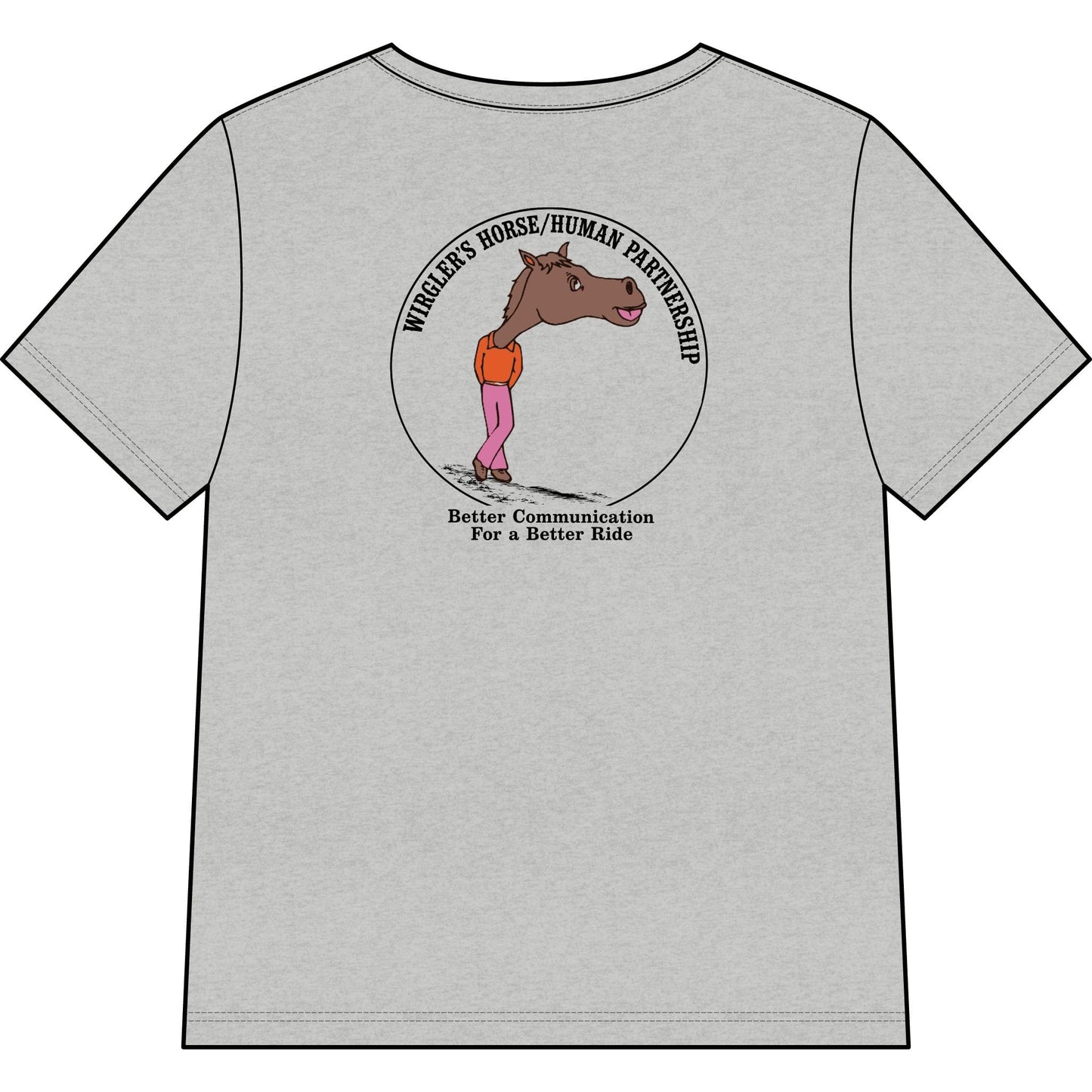 Printify T-Shirt Say What You Mean Relaxed V-Neck Tee