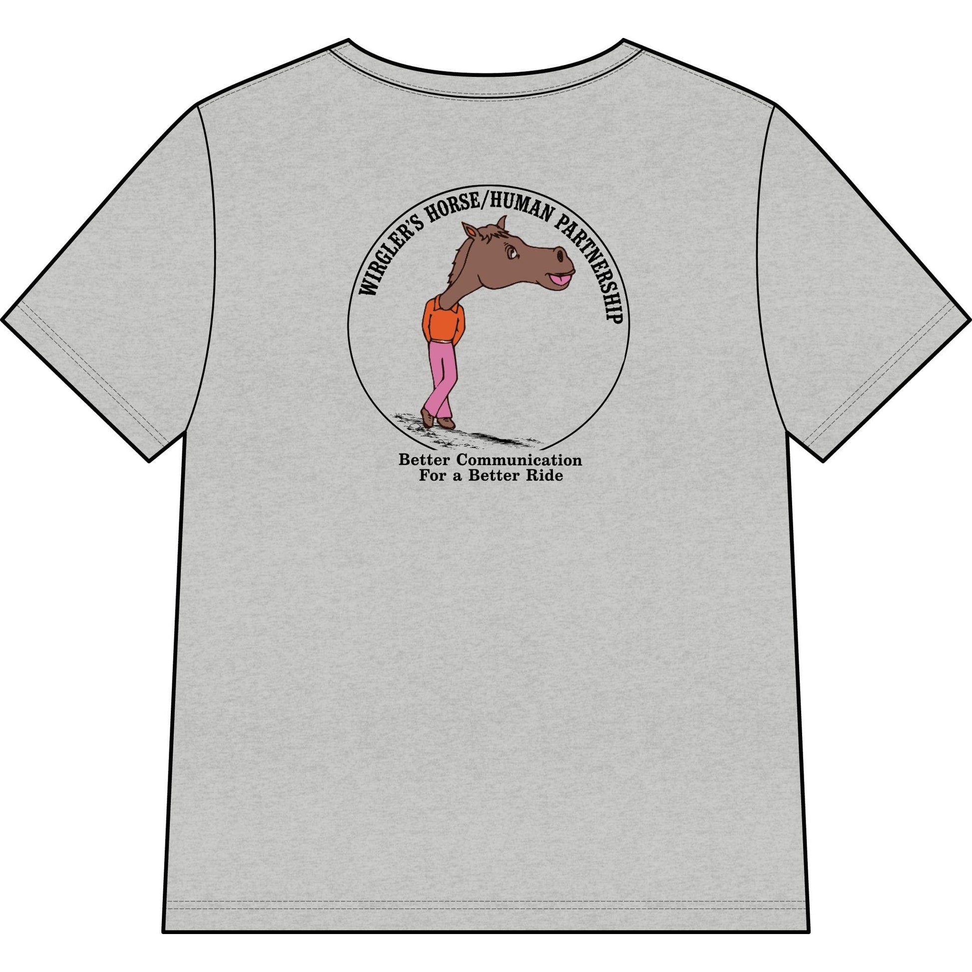 Printify T-Shirt Say What You Mean Relaxed V-Neck Tee