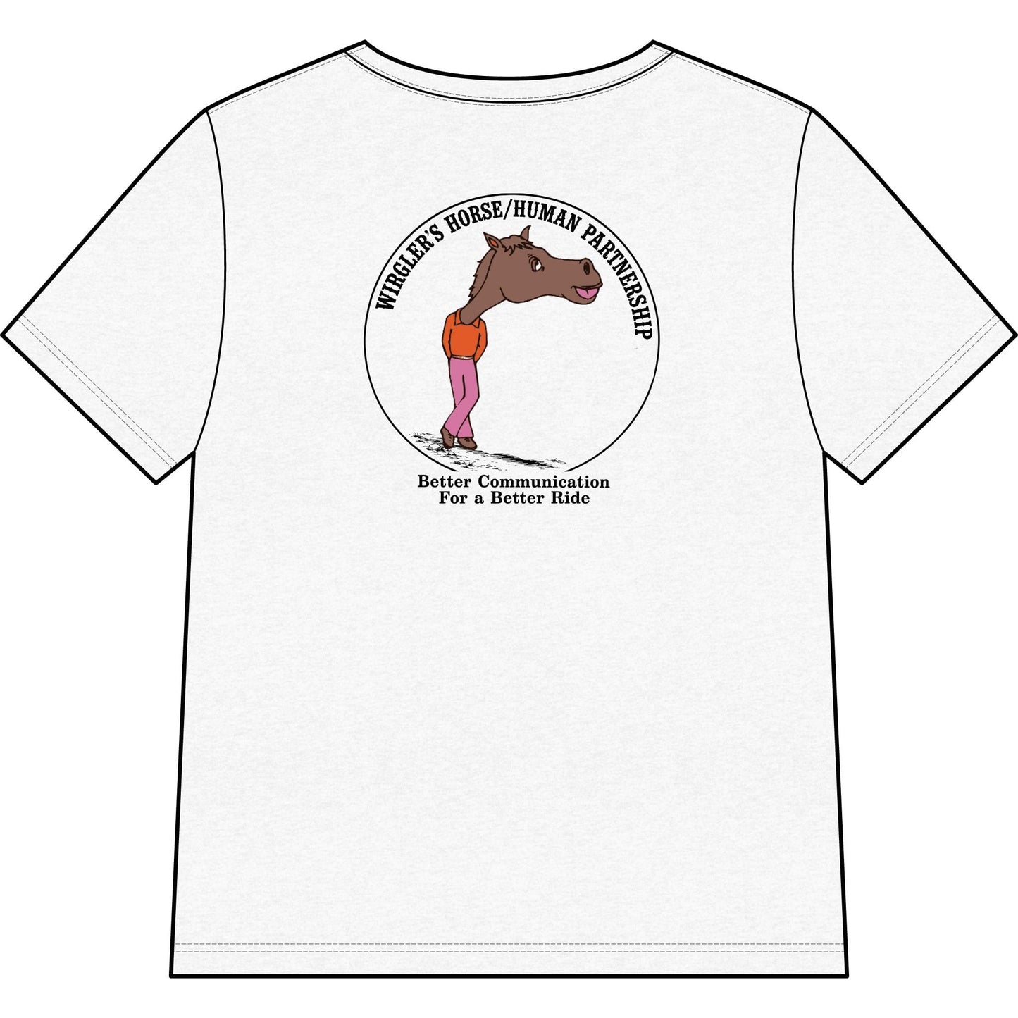 Printify T-Shirt Say What You Mean Relaxed V-Neck Tee