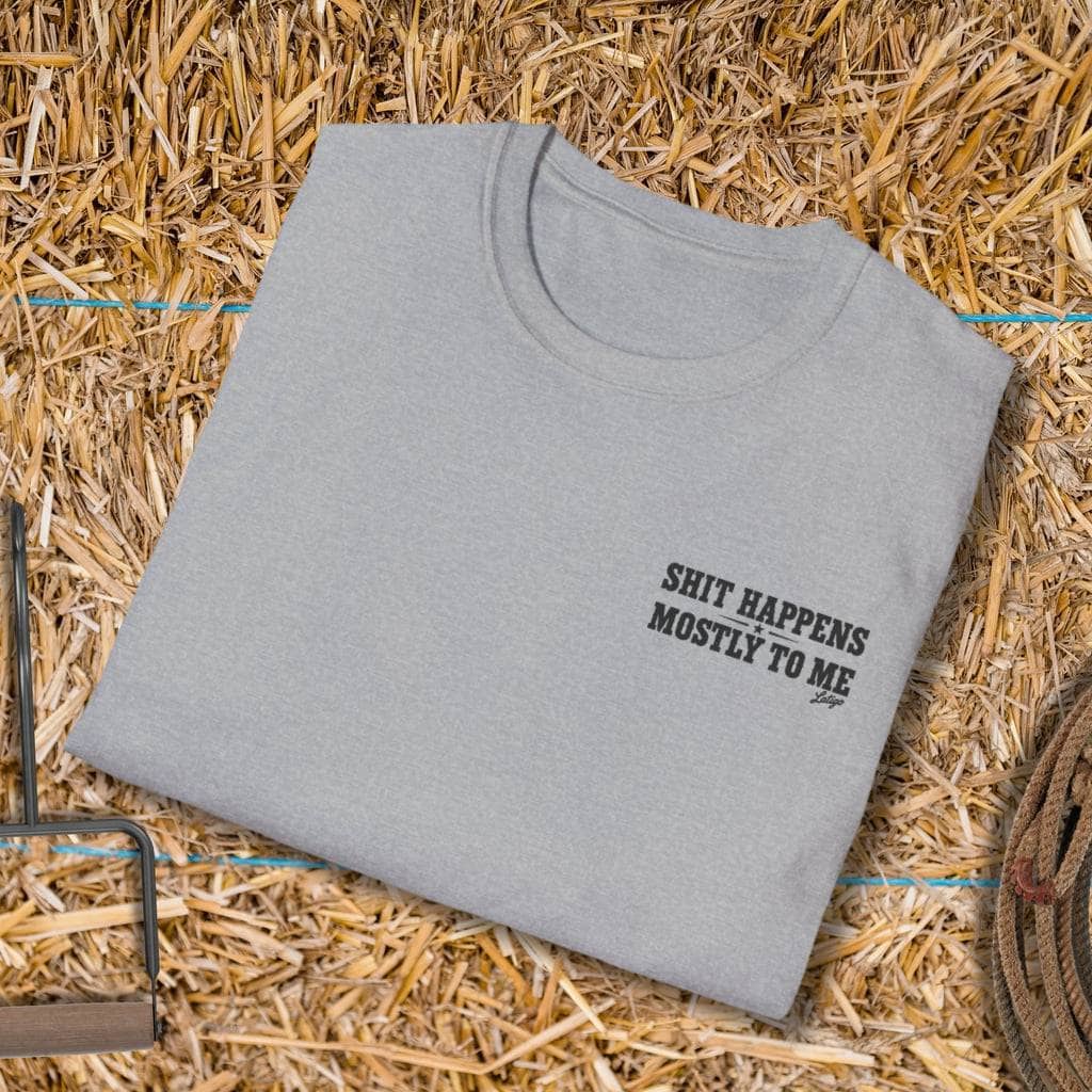 Printify T-Shirt Shit Happens Tee