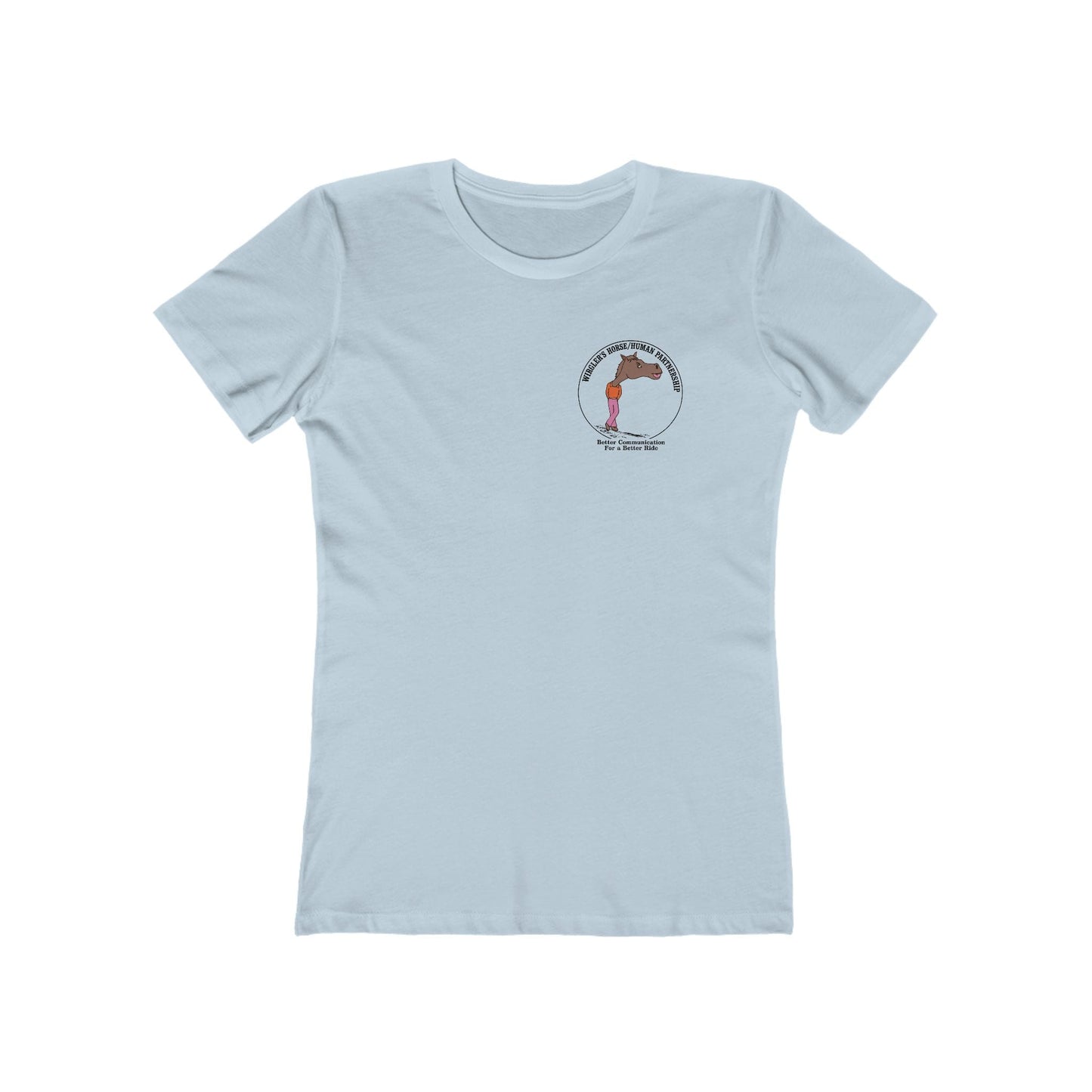 Printify T-Shirt Solid Light Blue / S The Boyfriend Tee