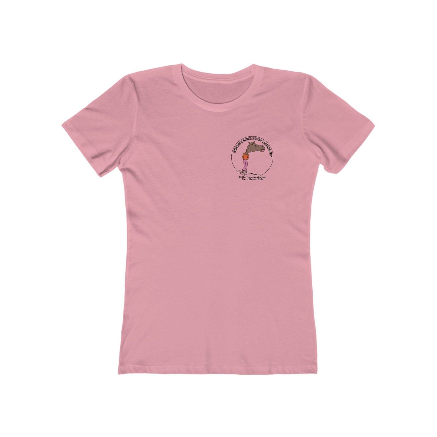 Printify T-Shirt Solid Light Pink / S The Boyfriend Tee
