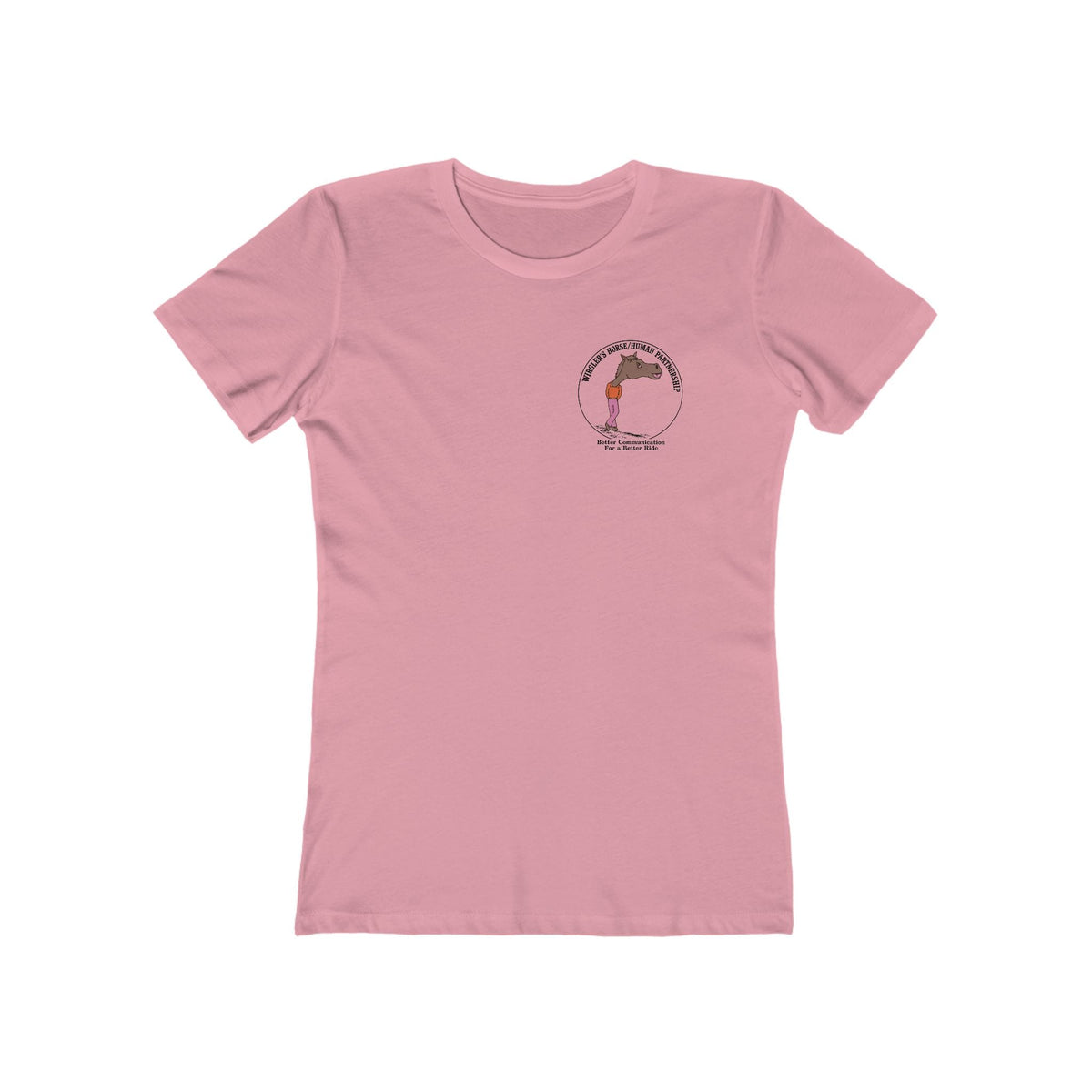 Printify T-Shirt Solid Light Pink / S The Boyfriend Tee