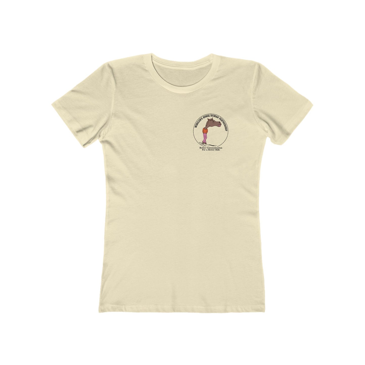 Printify T-Shirt Solid Natural / S The Boyfriend Tee
