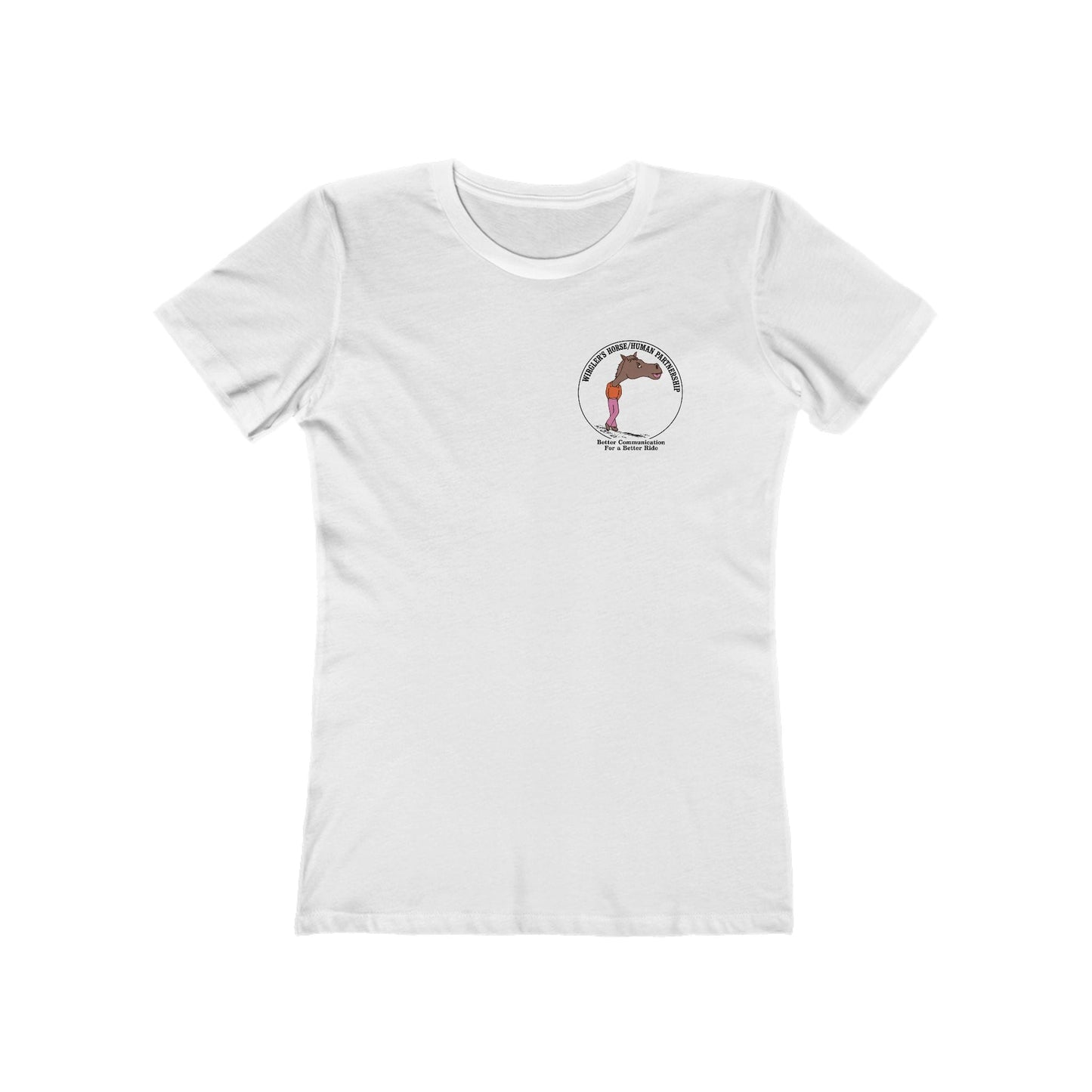 Printify T-Shirt Solid White / S The Boyfriend Tee