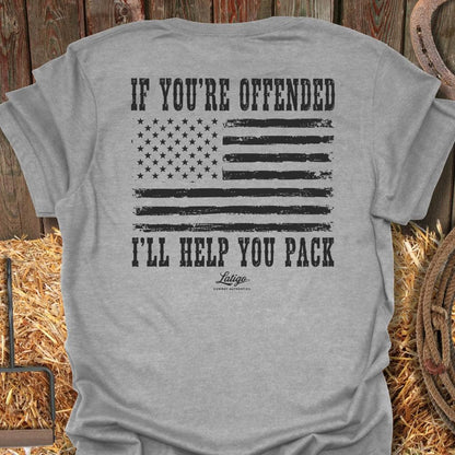 Printify T-Shirt Sport Grey / 4XL Help Pack Big Country Tee