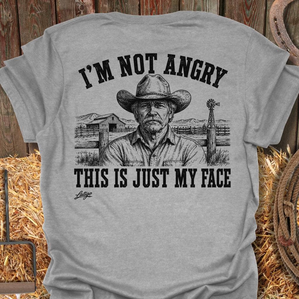 Printify T-Shirt Sport Grey / 4XL Just My Face Big Country Tee