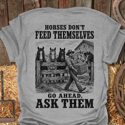 Printify T-Shirt Sport Grey / S Ask Them Tee