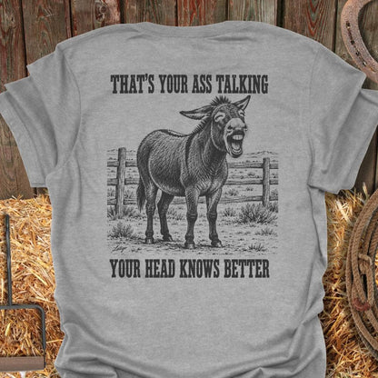 Printify T-Shirt Sport Grey / S Ass Talking Tee