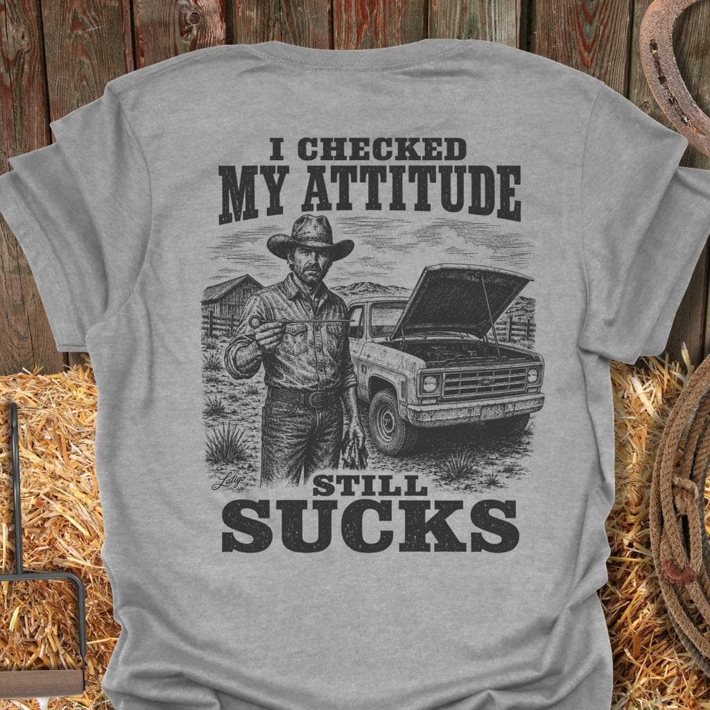 Printify T-Shirt Sport Grey / S Attitude Check Tee