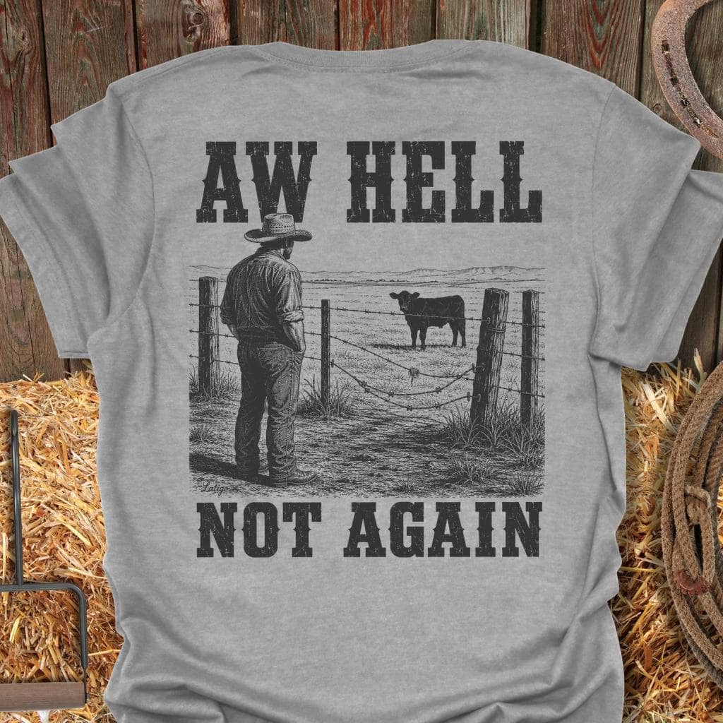 Printify T-Shirt Sport Grey / S Aw Hell Tee