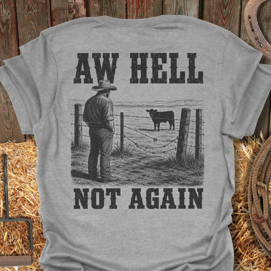 Printify T-Shirt Sport Grey / S Aw Hell Tee