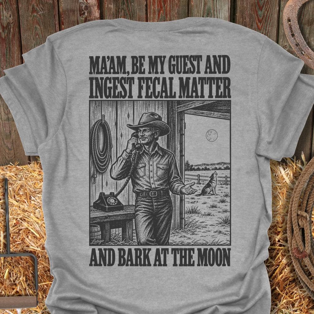 Printify T-Shirt Sport Grey / S Bark At The Moon Tee