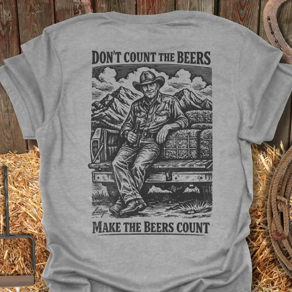 Printify T-Shirt Sport Grey / S Beers Count Tee