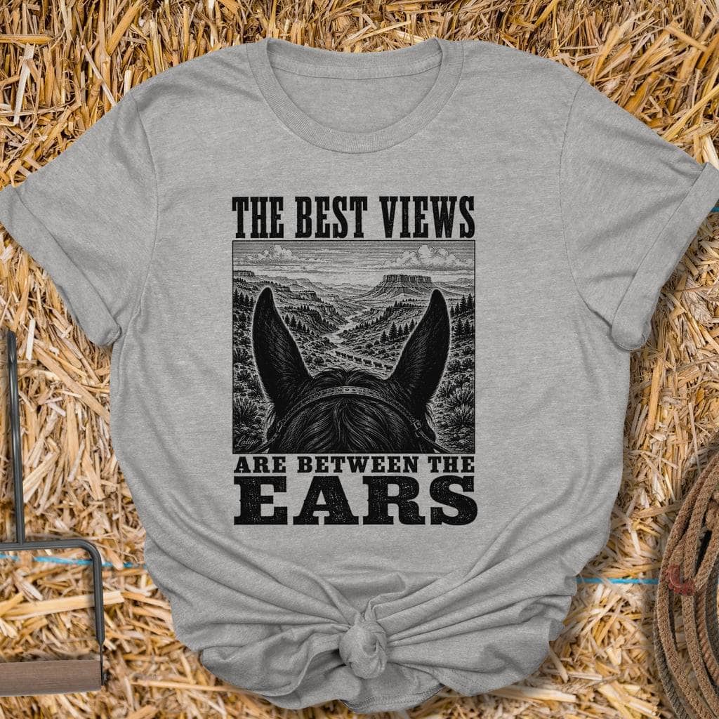 Printify T-Shirt Sport Grey / S Between The Ears Tee
