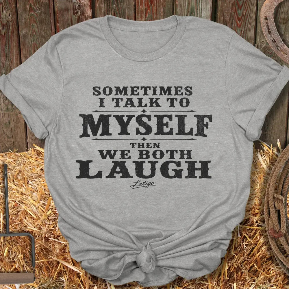 Printify T-Shirt Sport Grey / S Both Laugh Tee