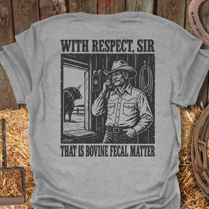 Printify T-Shirt Sport Grey / S Bovine Fecal Tee