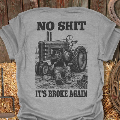 Printify T-Shirt Sport Grey / S Broke Again Tee