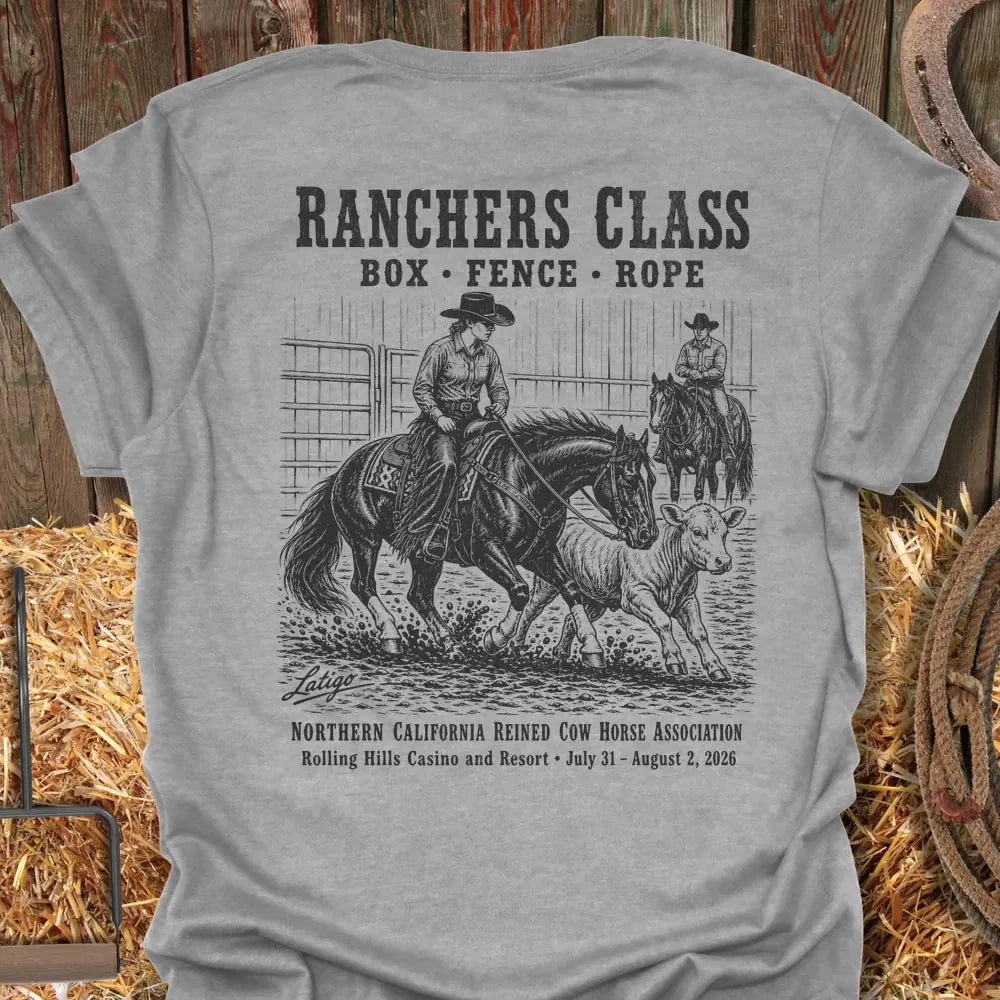 Printify T-Shirt Sport Grey / S California Reined Cow Horse Association 1 Tee