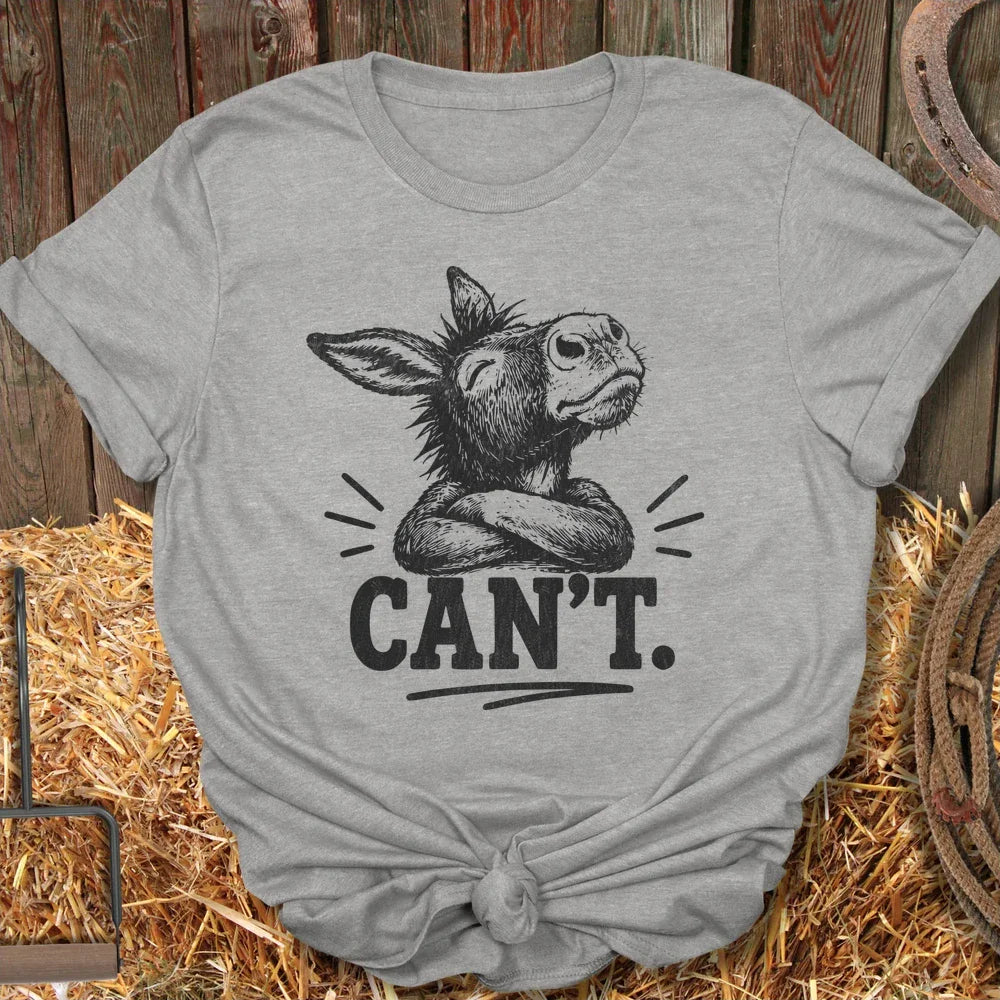 Printify T-Shirt Sport Grey / S Can't Tee