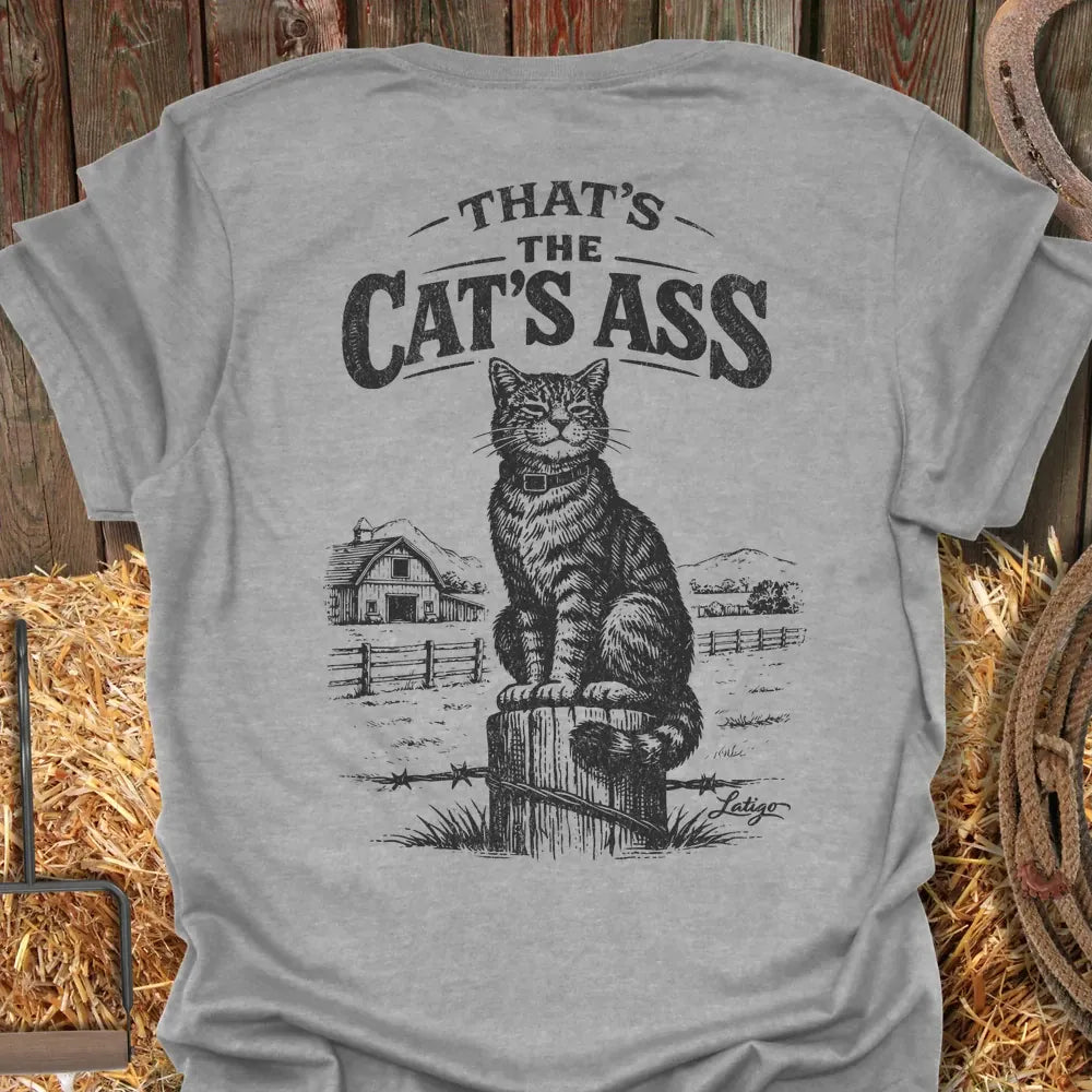 Printify T-Shirt Sport Grey / S Cats Ass Tee