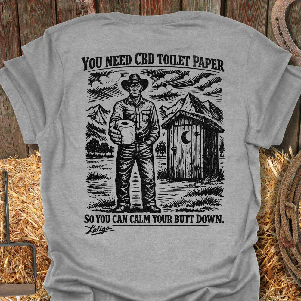 Printify T-Shirt Sport Grey / S CBD Toilet Paper Tee