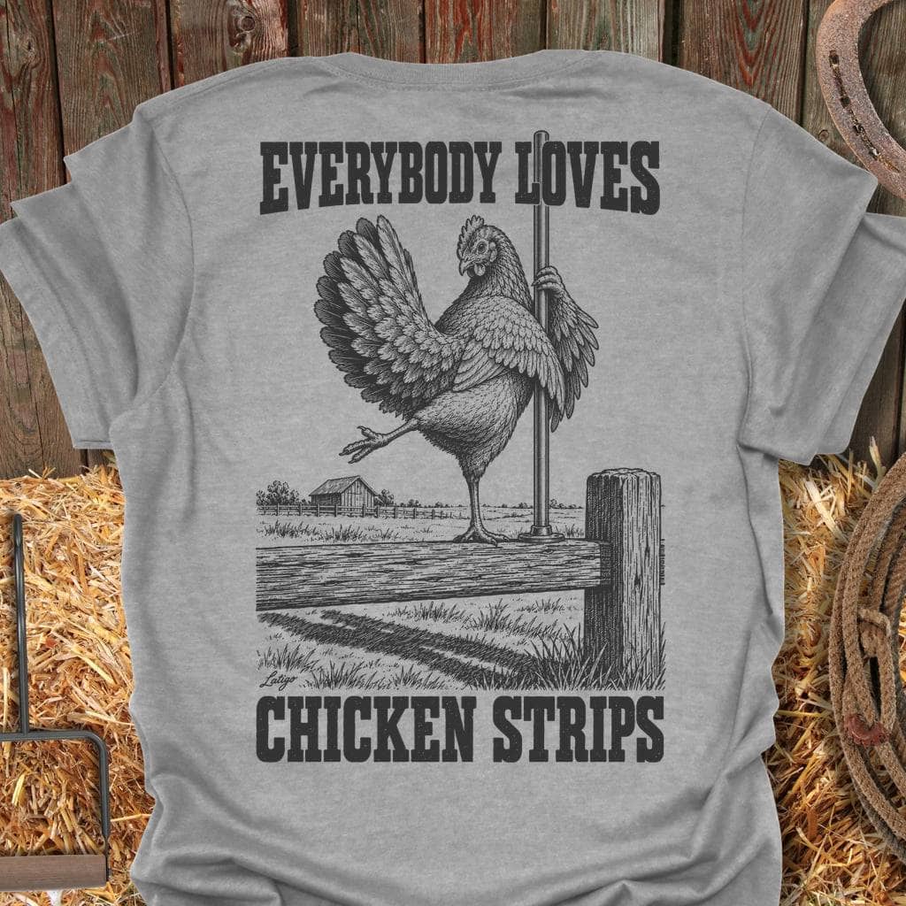 Printify T-Shirt Sport Grey / S Chicken Strips Tee