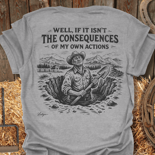 Printify T-Shirt Sport Grey / S Consequences Tee