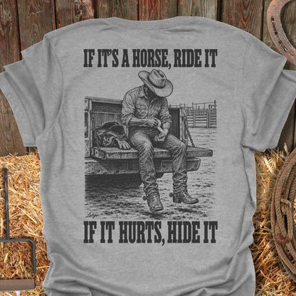 Printify T-Shirt Sport Grey / S Cowboy Logic Tee