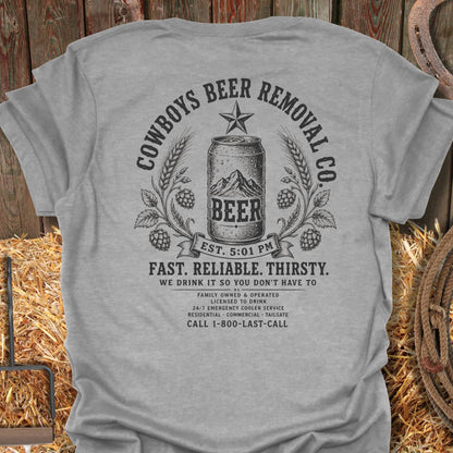 Printify T-Shirt Sport Grey / S Cowboys Beer Co Tee