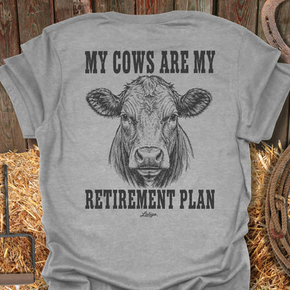 Printify T-Shirt Sport Grey / S Cows Retirement Tee