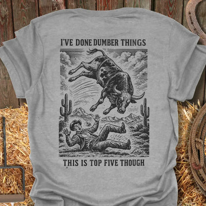 Printify T-Shirt Sport Grey / S Dumber Things Tee
