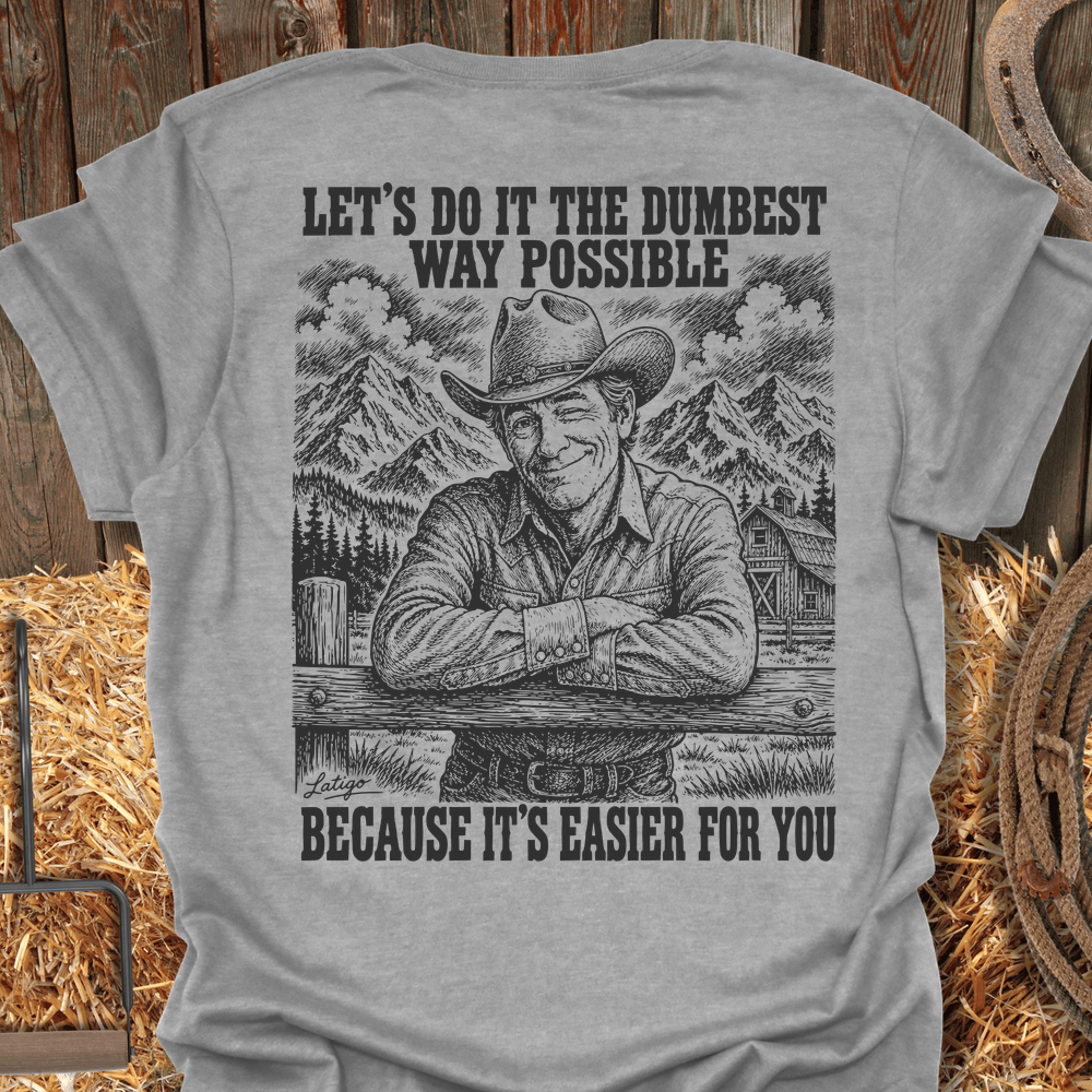 Printify T-Shirt Sport Grey / S Dumbest Tee